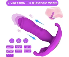 Kelnių vibratorius su nuotolinio valdymo pulteliu