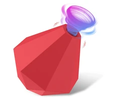 Kliitori stimuliatorius Diamond, 10 režimų