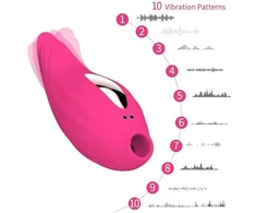 Klitorinis vibratorius 2in1