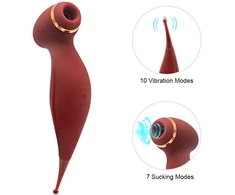 Klitorinis vibratorius 2in1