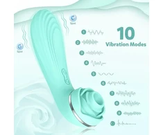 Klitorinis vibratorius 2in1