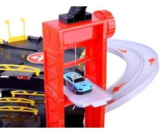 Lenktynių trasa su automobiliais