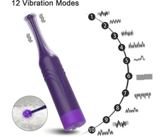 Moteriškas klitorio vibratorius, violetinė
