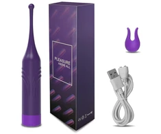 Moteriškas klitorio vibratorius, violetinė