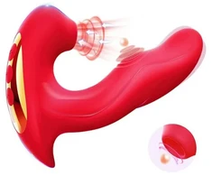 Moteriškas vibratorius 3 viename