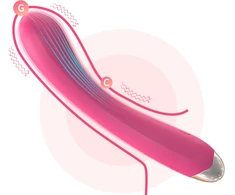 Moteriškas vibratorius G taško stimuliacijai