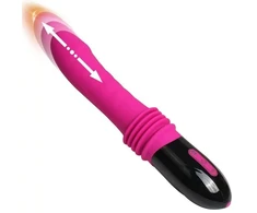 Moteriškas vibratorius - masažuoklis Telescopic Dildo