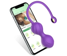 Moteriškas vibratorius su APP Control, violetinė