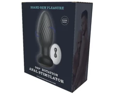 Nuotolinio valdymo pultas 360 besisukantis analinis kištukas Twist Silicone