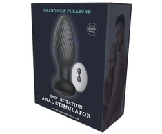 Nuotolinio valdymo pultas 360 besisukantis analinis kištukas Twist Silicone