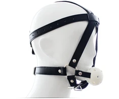 Odinis burnos kamštis Leather Gag Set