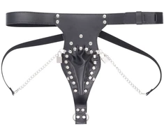 Penio narvas Chastity Belt, juodas