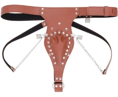 Penio narvas Chastity Belt, rudas