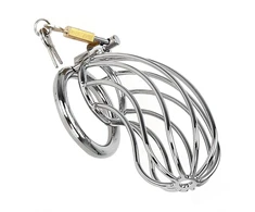 Penio narvas Penis Lock Cock Cage, 4 cm