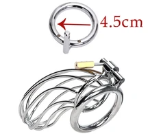 Penio narvas Penis Lock Cock Cage, 4.5 cm