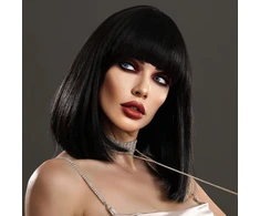 Perukas Premium Wig, juodas
