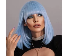 Perukas Premium Wig, mėlynas