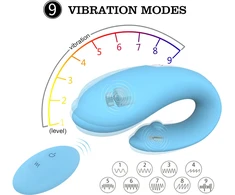 Porų vibratorius su nuotolinio valdymo pulteliu