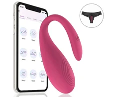 Programėle valdomas vibratorius Lush, rožinis