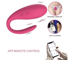 Programėle valdomas vibratorius Lush, rožinis