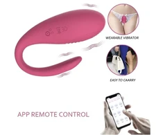 Programėle valdomas vibratorius Lush, rožinis