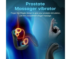 Prostatos masažuoklis su nuotolinio valdymo pulteliu