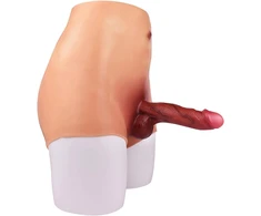 Realistiškas dildo + kelnės