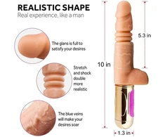 Realistiškas dildo - vibratorius