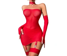 Seksuali suknele Exclusive Raudona L