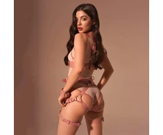 Seksualus BDSM viso kūno diržų rinkinys