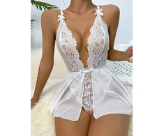 Seksualus bodis Delicate Elegance, baltas