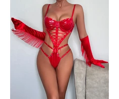 Seksualus bodis Time for Pleasure, raudona XL