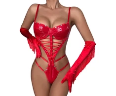 Seksualus bodis Time for Pleasure, raudona XL