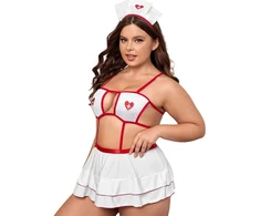 Seksualus moteriškas kostiumas Kinky Nurse