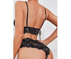 Seksualus nėriniuotas apatinio trikotažo rinkinys Hot Baby