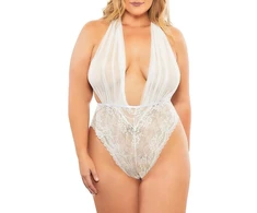 Seksualus nėriniuotas bodis Plus Size