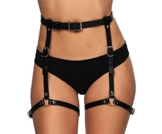 Seksualus odinis šlaunų ir kojų diržas Bondage Belt