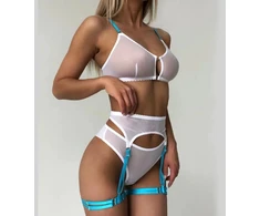 Seksualus permatomas apatinio trikotažo komplektas Fresh and Sexy