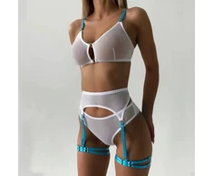 Seksualus permatomas apatinio trikotažo komplektas Fresh and Sexy