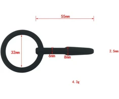 Šlaplės dilatatorius lazda Penis Plug, 2.5 mm
