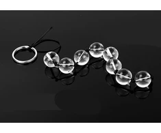 Stikliniai analiniai makšties rutuliniai karoliukai Anal Glass Beads, 1.6 cm