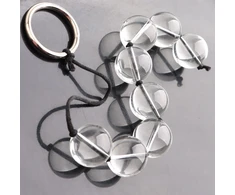 Stikliniai makšties rutuliniai karoliukai Glass Beads, 1.8 cm