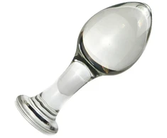 Stiklinis analinis kištukas Crystal Plug