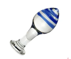 Stiklinis analinis kištukas Crystal Plug