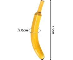 Stiklinis dildo Banana