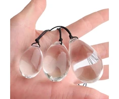 Stiklo vaginalinis ir analinis rutuliukas 25 mm