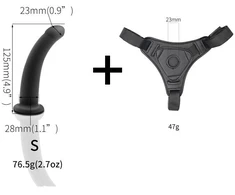 Strap on dildo, 125 mm