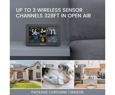Temperatūros ir drėgmės monitorius Newentor AT560