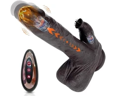 Tikroviškas dildo su nuotolinio valdymo pulteliu