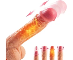 Tikroviškas dildo su nuotolinio valdymo pulteliu